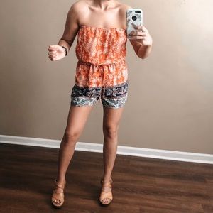 Strapless Romper